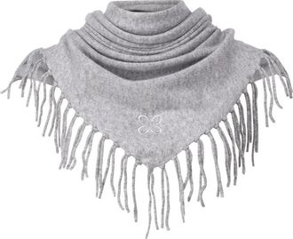 Codello Cashmere Gebreide Sjaal - Dames - Wintersjaals - Grijs - ONE Size - Kasjmier - Accessoires