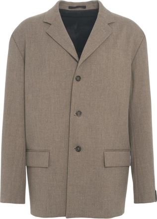 Paolo Pecora Jassen, Heren, Bruin, S, Klassieke Blazer Marrone Aw 25