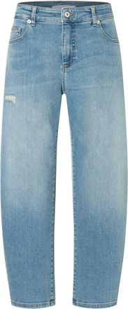 MAC Broeken 5-Pocket-Jeans MAC DANNI, Damen, Gr. 38, N-Gr, scissor blau used, Denim/Jeans, Obermaterial: 78% Baumwolle, 12% Lyocell, 7% Elastomultiester, 3% Elast