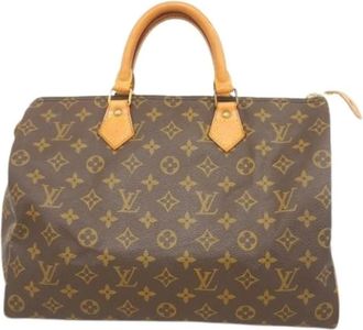 Louis Vuitton Pre-owned Handbags, female, Brown, Size: ONE SIZE Pre-owned Speedy 35 Handbag
