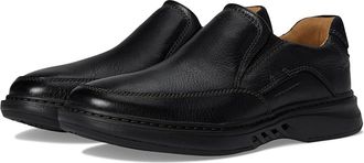 Clarks Un Briley Step Mens Lace Up Wing Tip Shoes Black Leather : 10.5 D - Medium