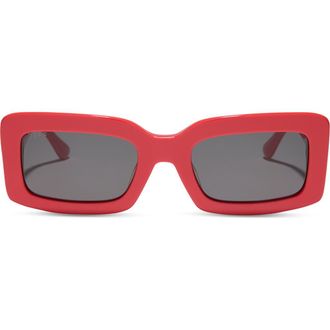 DIFF Eyewear Indy 51mm Gradient Rectangular Sunglasses in Sunset /Grey at Nordstrom Rack