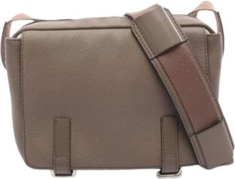 Loewe Pre-owned Cross Body Bags, male, Brown, Size: ONE SIZE Pre-owned Shoulder Bag