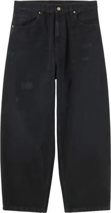 Carhartt Work in Progress Brandon Pant - Heren - Loose Fit Jeans - Zwart - M - Katoen - Jeans