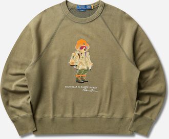 Polo Ralph Lauren Men s Polo Bear Fleece Sweatshirt Cruise Olive