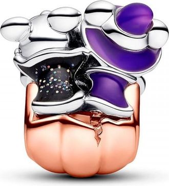 Pandora Disney Mickey Mouse & Minnie Mouse Halloween Pumpkin Charm
