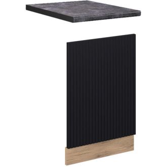 Vicco Panel Frontal Fame-line, Rayas Negras, 45 Cm, Et Antracita