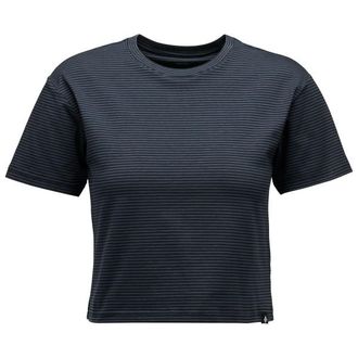 Black Diamond BD Stripe Crop S/S Tee T-Shirt f&uuml;r Damen | blau