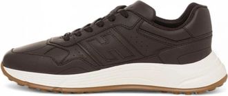 Hogan Hyperlight Leren Sneakers - Heren - Sneakers - Bruin - 39 EU - Leer - Schoenen