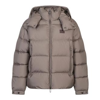 Emporio Armani Winter Jackets, male, Beige, Size: XL Down Jacket