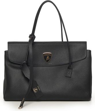 Balenciaga Automobili Lamborghini Carrie Carry All - Dames - Handtassen - Zwart - ONE Size - Leer - Tassen
