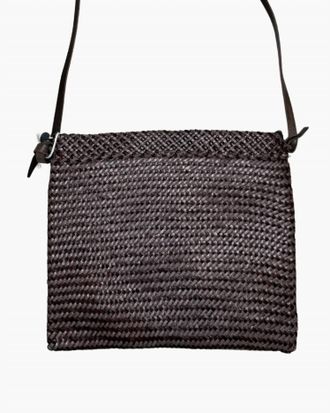 Dragon Diffusion Womens Sacoche Crossbody Bag In Dark Brown/grey