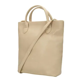 Fred De La Bretoniere Tassen, Dames, Beige, ONE Size, Leer, Vicky Handtas