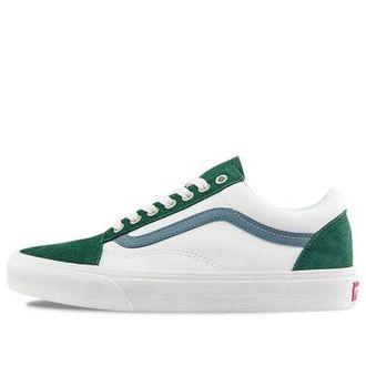 Vans Old Skool Low Tops Casual Skateboarding Shoes Unisex White Green VN0A5JMIBLG