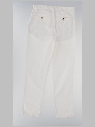 Brunello Cucinelli Cotton Trousers - White