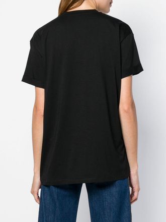 Stella McCartney T-shirt Star con decorazione - Nero