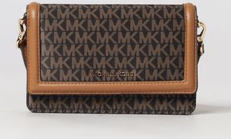 Michael Kors Borsa Jet Set in cotone spalmato con monogram MK stampato