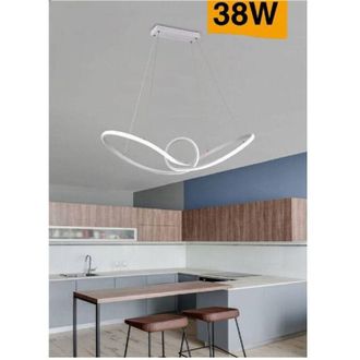 Trade Shop Trade Shop Traesio - Trade Shop - Led Steel Modern Equipo 38 W Luz 6500k 3000k 4000k A07-b