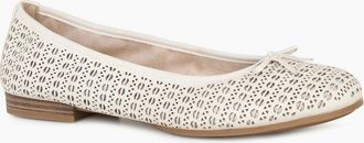 Tamaris Tamaris Womens Alena Womens Ballet Pumps - Silver - Size: 4