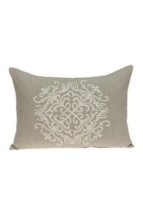 Parkland Collection Tara Traditional Pillow - 14 x 20 - Beige at Nordstrom Rack