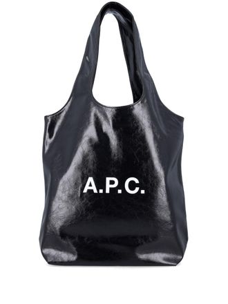 A.P.C. Borsa tote Ninon piccola - Nero