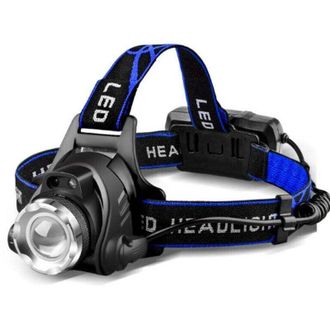 OEM Linterna Frontal Led Recargable De Alta Potencia, Con Luz Ajustable Y 3 Modos, Cable Usb Y 2 Bater&iacute;as 18650 Para Pesca, Ciclismo, Senderismo, Correr, 
