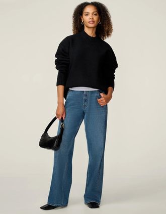 Omnes Womens Clementine Jumper in Black - Size: 18/16