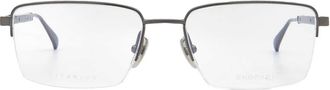 Chopard Demo Rectangular Mens Eyeglasses VCHD18M 0568 56