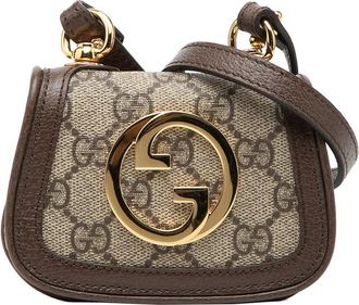 Gucci Pre-owned Gucci GG Supreme Blondie Card Case on Strap Ladies QNETTH0GLYM08CHB
