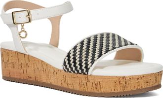 Dune London Ladies LIARA Cork Flatform Sandals Size UK 6 Casual Sandals