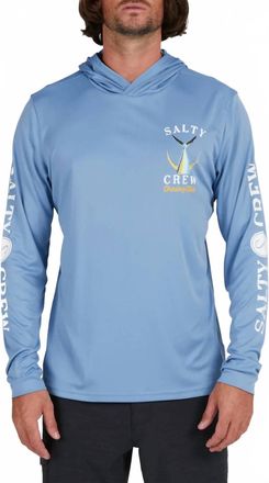 Salty Crew Tailed Hood Sunshirt In Marine Blue