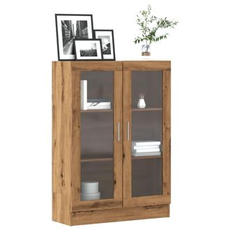 Berkfield Home Book Cabinet Artisan Oak 82.5x30.5x115 cm Engineered Wood in Brown