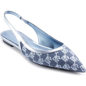 DKNY Millbury Slingback Pointed Toe Flat in Periwinkle at Nordstrom Rack, Size 9.5