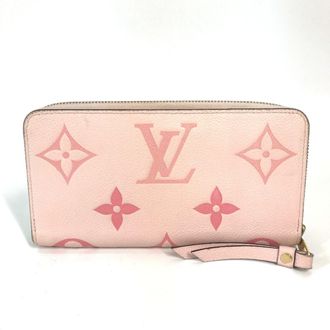Louis Vuitton Pink Monogram Empreinte Leather Long Wallet (Bi-Fold) (Pre-Owned)