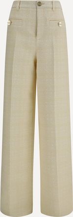 Gucci Cotton tweed check Pants Female 42