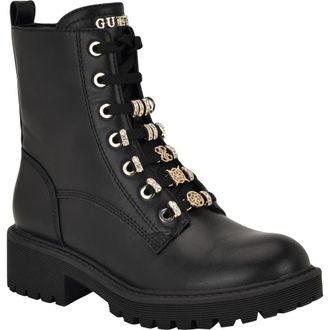Guess Sionaa Lug Sole Boot in Black at Nordstrom, Size 10
