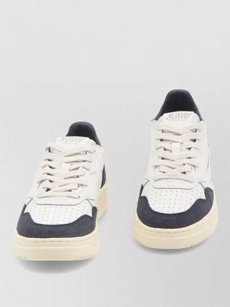 Autry medialist low leather sneakers contrast panels