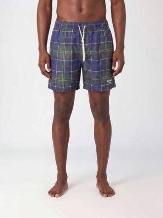 Barbour Costume da bagno boxer in poliestere tartan