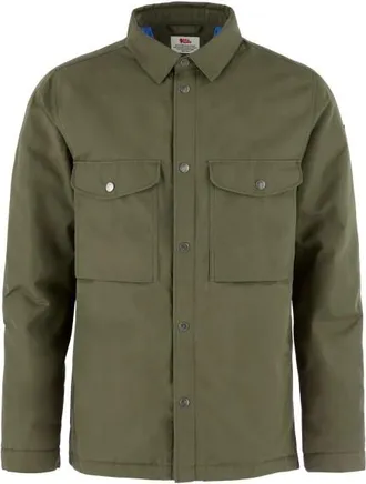 Fj&auml;llr&auml;ven &Ouml;vik Down Shirt Jacket Freizeitjacke f&uuml;r Herren | oliv