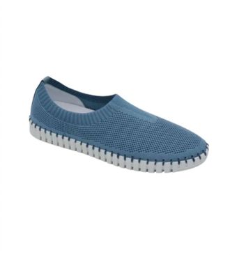 Eric Michael Womens Lucy Mesh Slip On In Powder Blue
