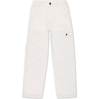 Fortela Military Style Vintage Trousers in Ecru at Nordstrom, Size 28 32 Eu