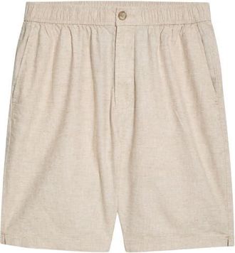 Tommy Bahama Riviera Short Linen Blend Shorts in Natural at Nordstrom, Size Xx-Large