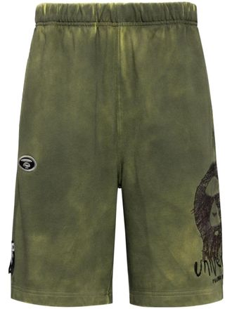 Aape By A Bathing Ape logo-embroidered track shorts - Yellow