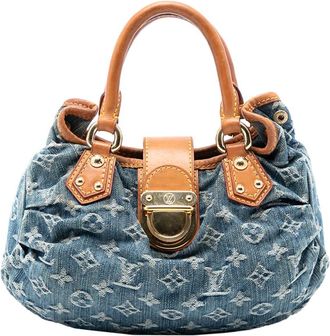 Louis Vuitton Borsa a mano Pleaty con monogramma 2005 - Blu