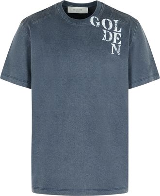 Golden Goose Blue Cotton T-shirt