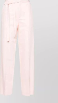 Kenzo waist belted straight leg trousers