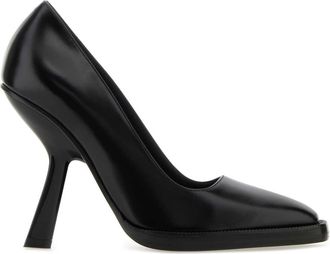 Ferragamo Black Leather Anser X5 Pumps
