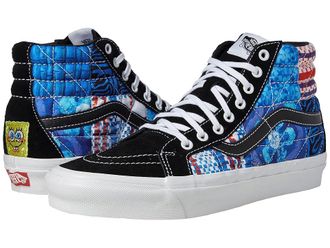 Vans Sk8-Hi 38 DX PW Shoes (Spongebob) Sandy Liang/Patchwork : Mens 9 - Womens 10.5 Medium, Textile/Leather