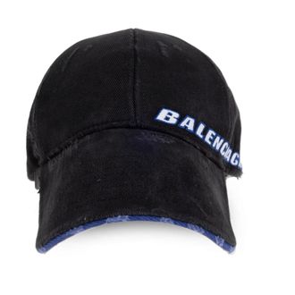 Balenciaga Baseball Cap - Heren - Petten - Blauw - M - Katoen - Accessoires