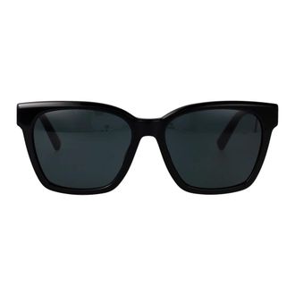 Saint Laurent Rectangular Sunglasses - female - Saint Laurent - Sunglasses - Black - 57 MM - Accessories